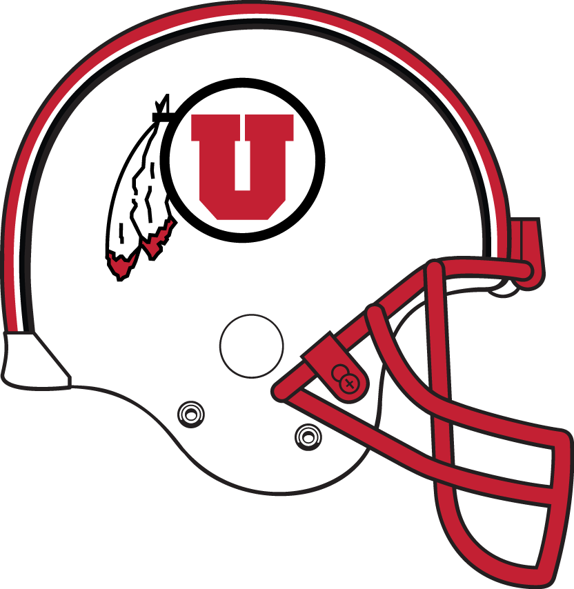 Utah Utes 2014-Pres Helmet Logo v3 diy DTF decal sticker